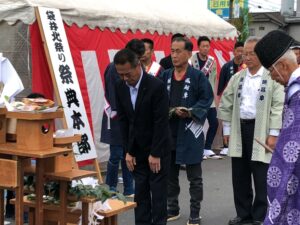 渡瀬 県議会議員 玉串奉奠