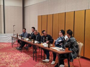 慰労会の様子